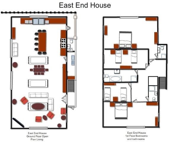 East End house, the place to entertain for up to 22 guests